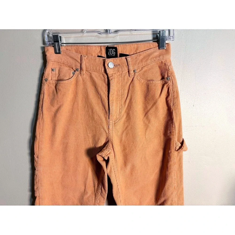 BDG Urban Outfitters Corduroy Carpenter‎ Pants Peach Size 25 Slim Straight